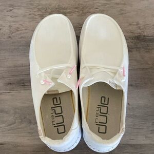 HEY DUDE Slip on Canvas Shoes.